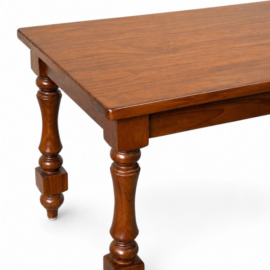 Chakra Turned-Leg Coffee Table