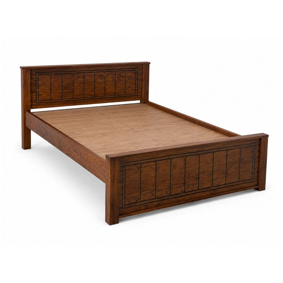 Jaali Grid Storage Bed