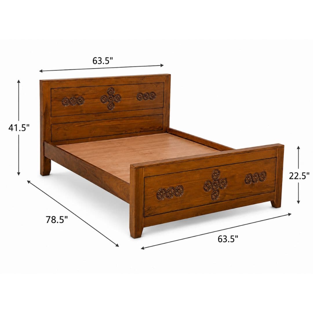Sthir Platform Storage Bed