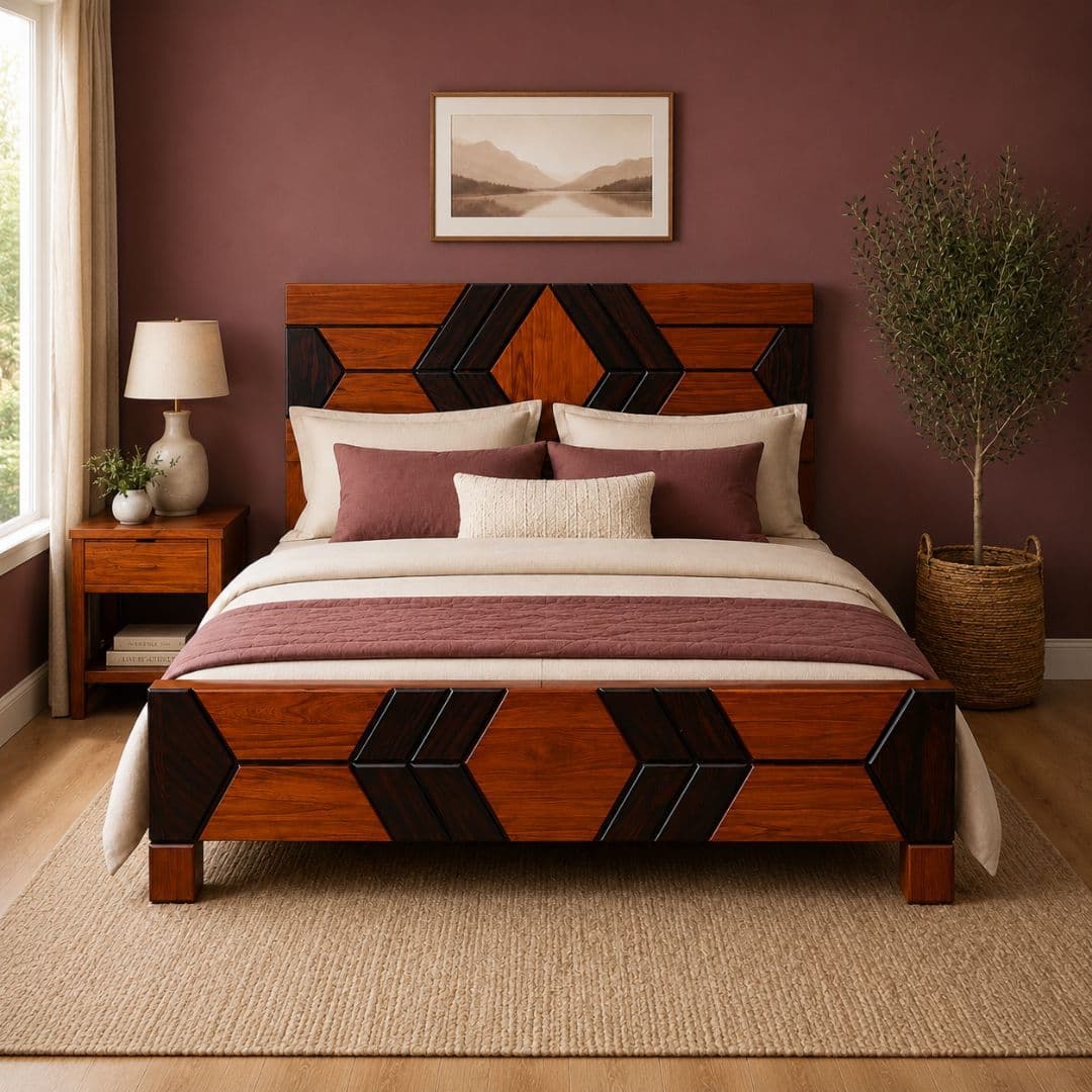Disha Geometric Bed