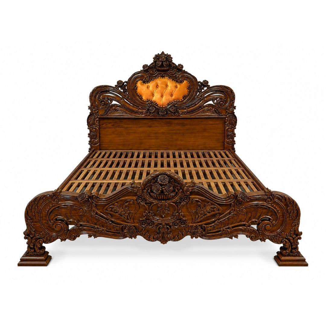 Mayur Royal Carved Bed