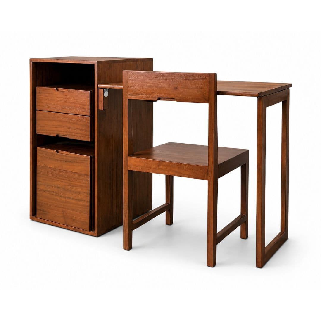 Wooden study desk
