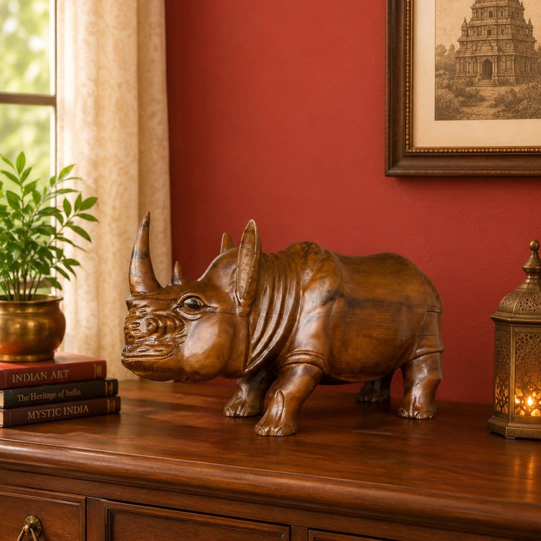 Gainda Carved Rhino